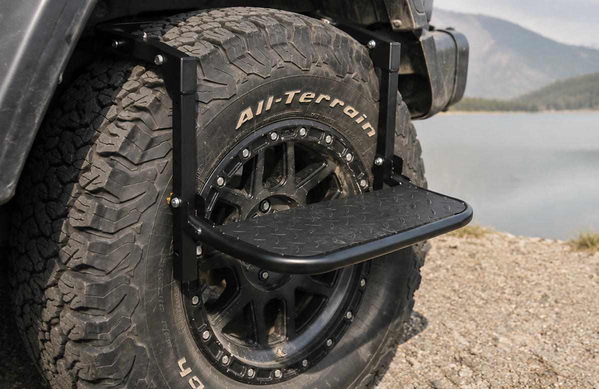 Adjustable Wheel Tire Step photo 1