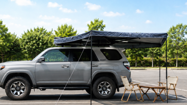 Basic 270°Freestanding Fan Awning-PVC