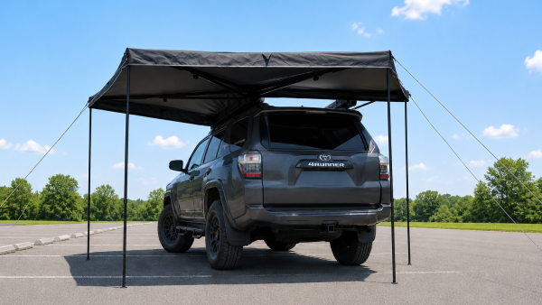 Basic 270°Freestanding Fan Awning-PVC