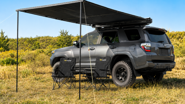 Fabric-Shell Vehicle Side Awning